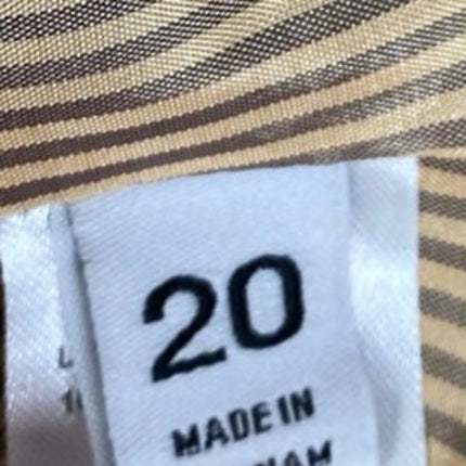 LBT Little Black Tux Black Collared Long Sleeve Button Blazer Coat Jacket Sz 20