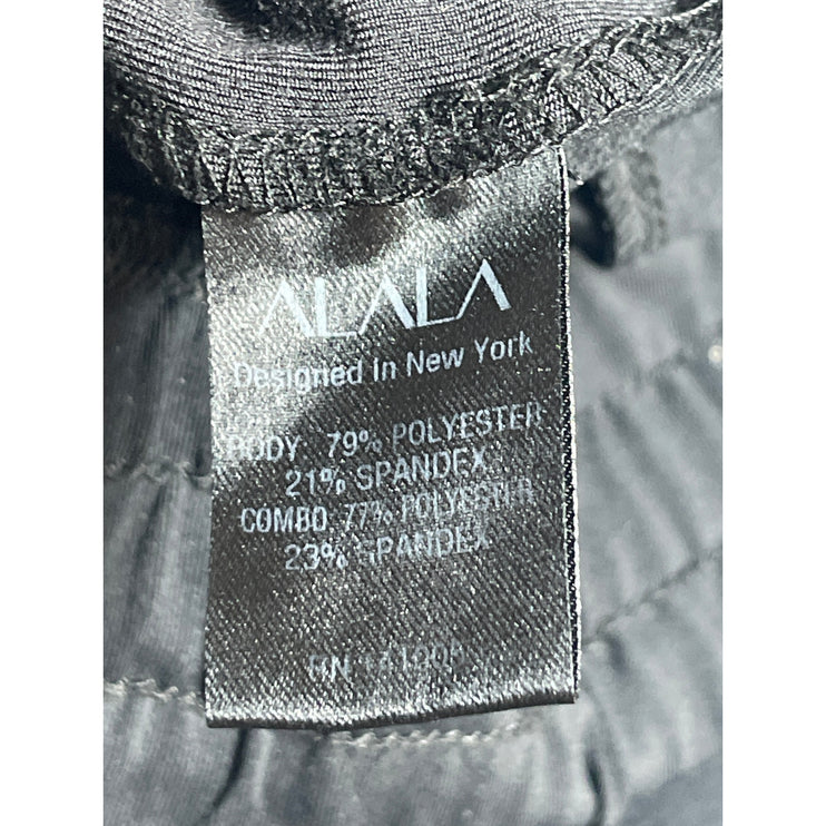 Alala Black Elastic Waist Drawstring Skinny Athletic Yoga Trousers Pants Size XS