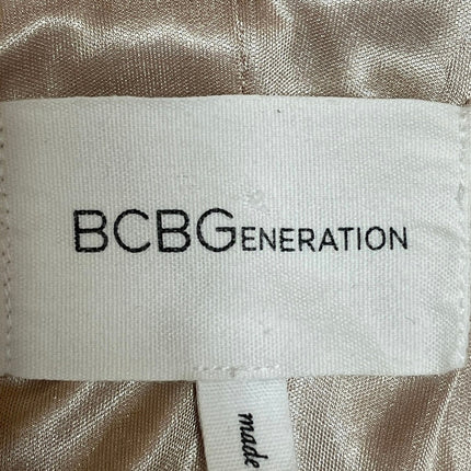 BCBGeneration Women's Beige Tan Long Sleeve Open Cardigan Sweater Top Size S