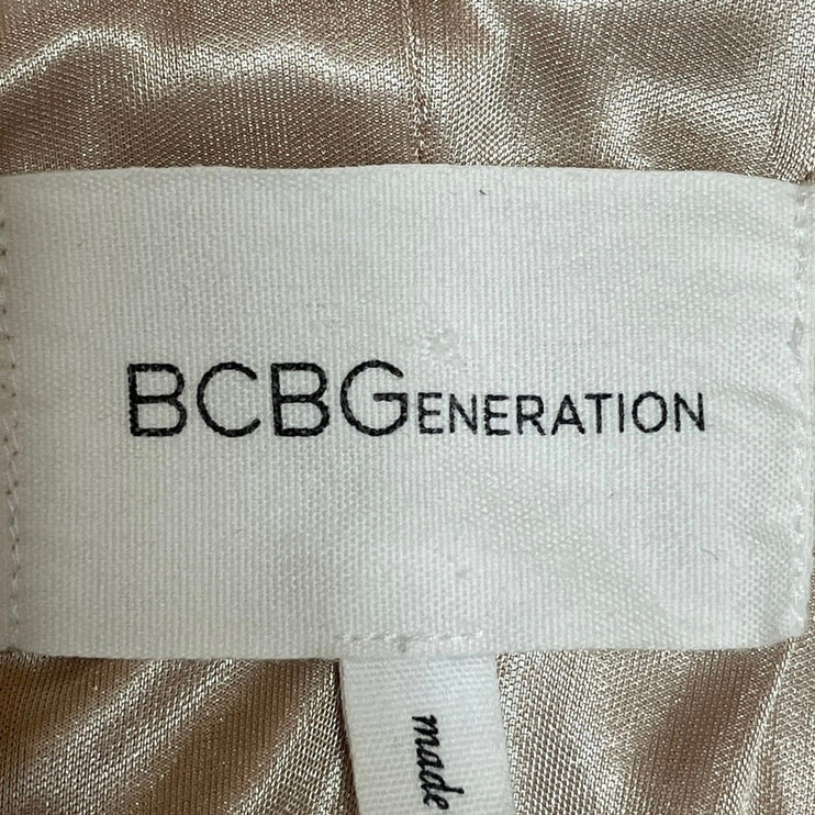 BCBGeneration Women's Beige Tan Long Sleeve Open Cardigan Sweater Top Size S