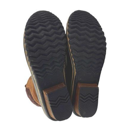 Sorel Slimpack II Women's Brown Suede Waterproof Lace Up Insulated Duck Boots 8