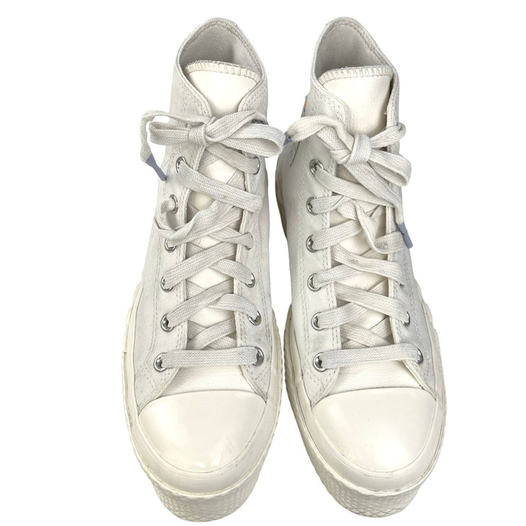 Converse Lift 2X Platform High We Are Stronger Together White Sneakers Shoes 9