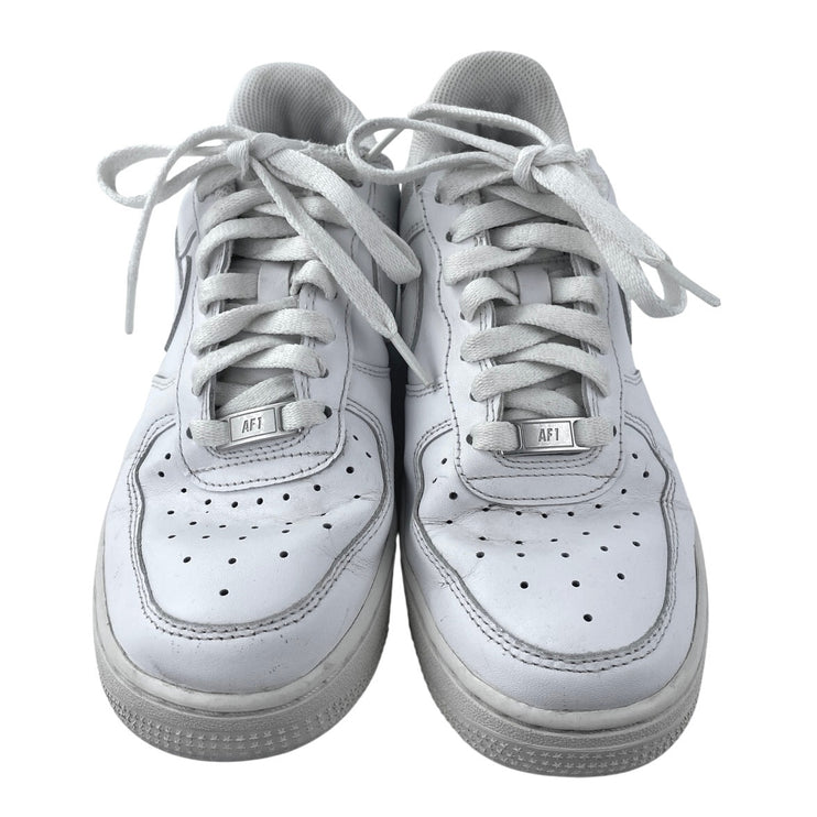 Nike Air Force 1 Women's White Leather Low Top Lace Up Athletic Sneakers Shoes 8