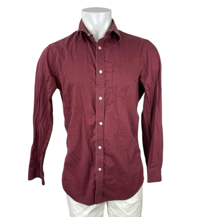 Banana Republic Collared Long Sleeve Slim Smart Casual Button Down Shirt Top M