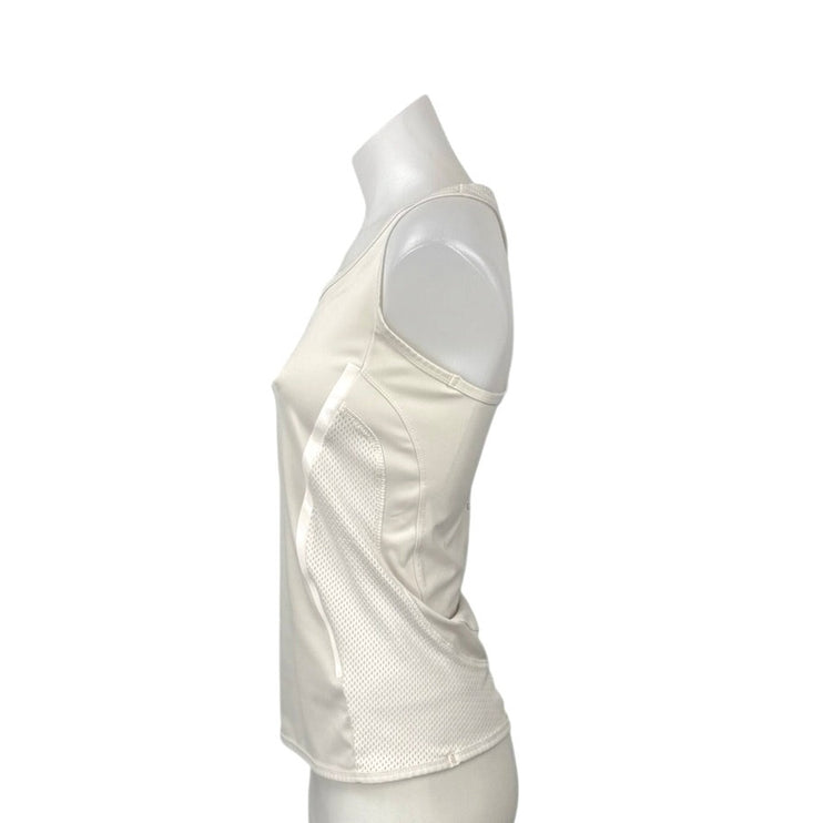 Adidas Stella McCartney White Sleeveless Yoga Gym Athletic Activewear Tank Top S