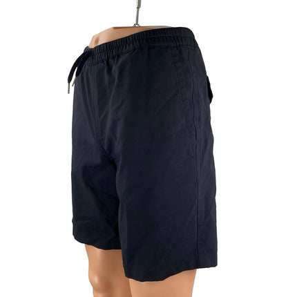 Sandro Men's Navy Blue Wool Drawstring Chino Khaki Bermuda Sweat Shorts Size 40