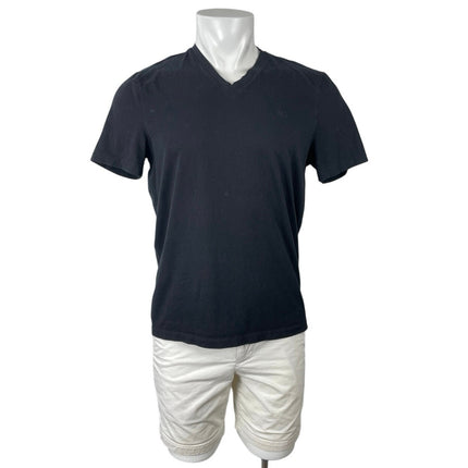 Michael Kors Men's Black V Neck Short Sleeve Casual Tee Basic T-Shirt Top Size M