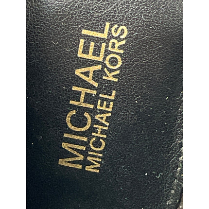 Michael Kors Alina Flex Women's Black Leather Pointed Toe Stiletto Heels Shoes 8