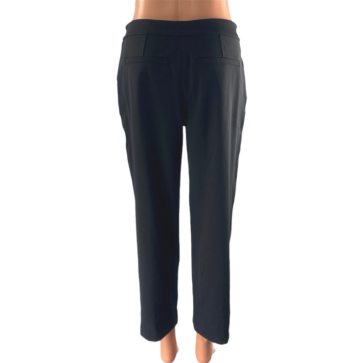 Lululemon Keep Moving Crop Women's Black Wicking High Rise Trousers Pants Size S