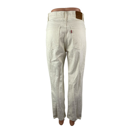Levi's 70s High Slim Straight Leg Women's White High Rise Denim Jeans Size 27