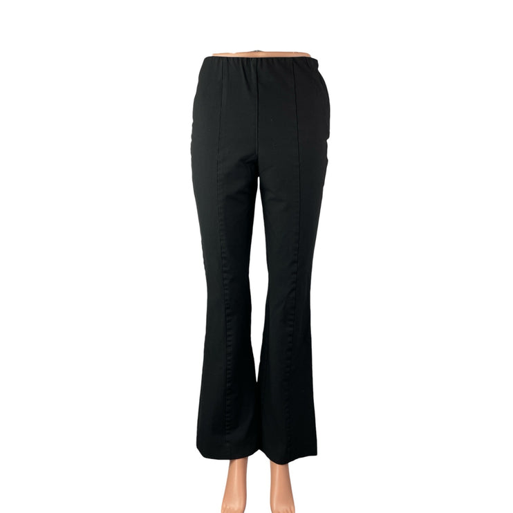 Selected Femme Women's Black High Waisted Flared Bootcut Trousers Pants Size S