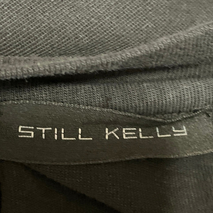 Still Kelly Unisex Black Short Sleeve Oversized Baby Face T Shirt Tee Top Sz XL