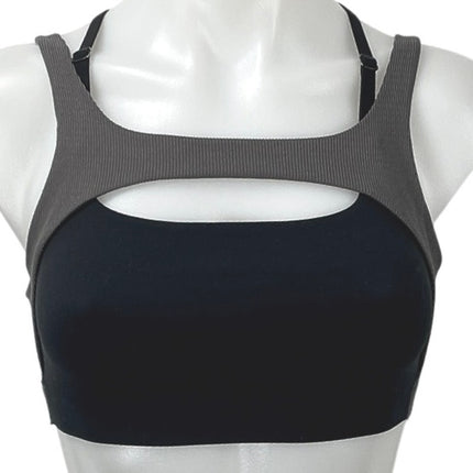 Nike Indy Dri Fit Light Support Non Padded Black Athletic Crop Top Sports Bra XS