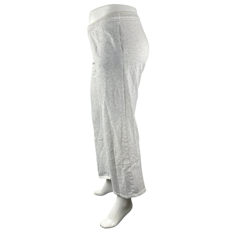 H&M Divided Women's Gray High Waisted Pull On Wide Leg Lounge Sweat Pants Size M