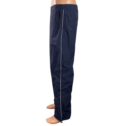 Princess Polly Womens Blue Elastic High Waist Straight Leg Trousers Pants Size 6