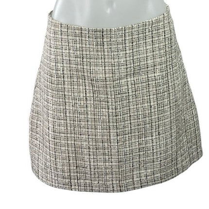 Reformation Plaid Check Zuri Crop Top Veranda Mini Flare A-Line Skirt Set Sz 2/4