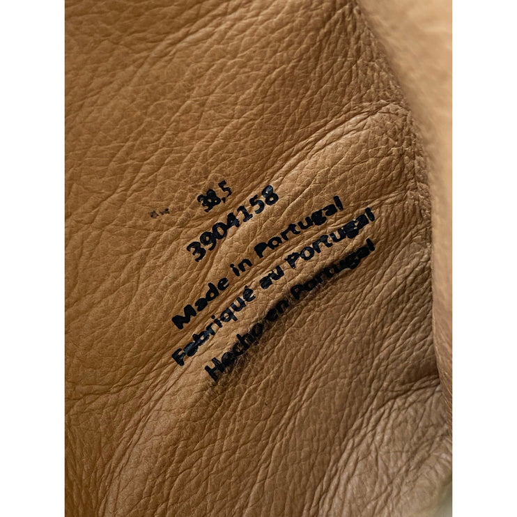 Free People Elle Women's Leather Zip Up Block Heel Round Toe Ankle Boots Size 8