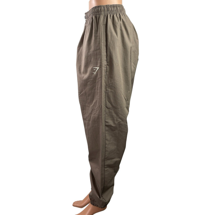 Gymshark Pumper Women's Brown Baggy Workout Athletic Jogger Sweat Pants Size S