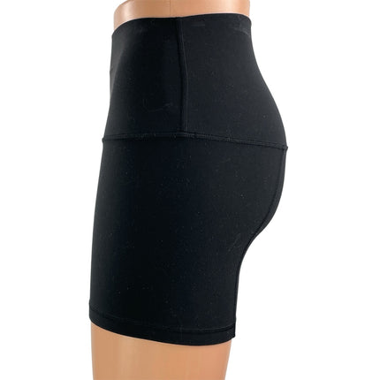 Lululemon Women's Black High Rise Yoga Workout Athletic Biker Shorts Size S
