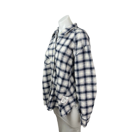 Urban Outfitters BDG Brixton Check Flannel Long Sleeve Button Down Shirt Top M