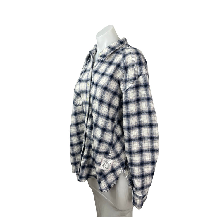Urban Outfitters BDG Brixton Check Flannel Long Sleeve Button Down Shirt Top M