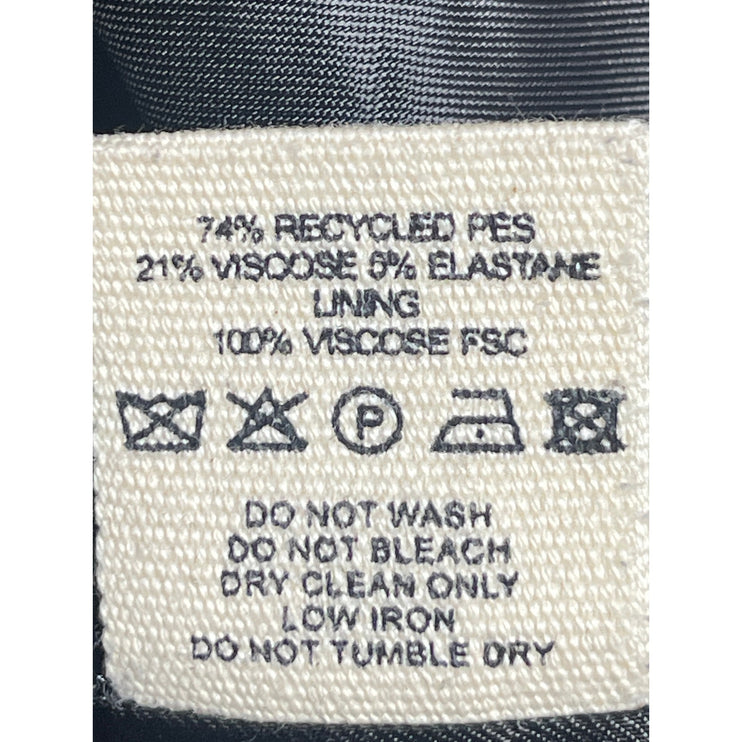 DJERF Avenue Women's Black High Waisted Mini Skater Flare A-Line Skirt Size M