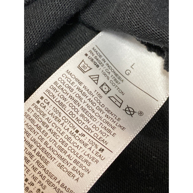 Banana Republic Vintage Men's Black Short Sleeve Golf Casual Polo Shirt Size L