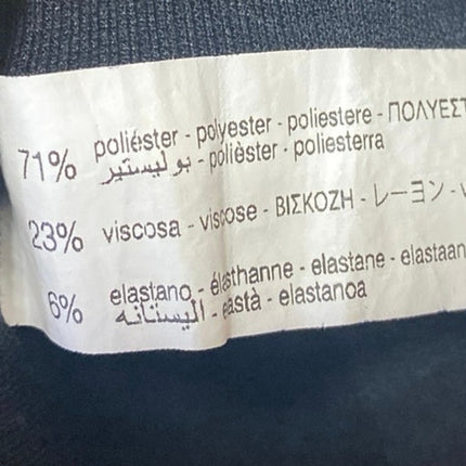 Zara Black Sleeveless Square Neck Back Slit Stretch Tank Midi Bodycon Dress Sz S