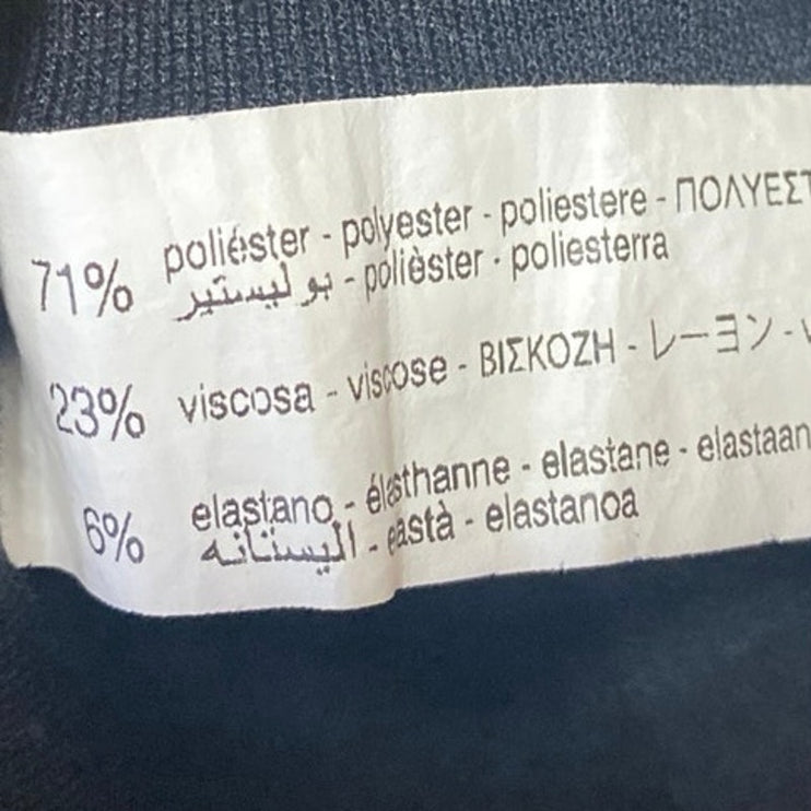 Zara Black Sleeveless Square Neck Back Slit Stretch Tank Midi Bodycon Dress Sz S