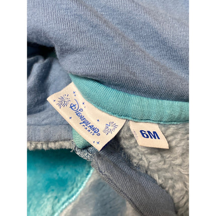 Disneyland Stitch Baby Costume Fleece Hoodie Bodysuit Pajama Onesie Jumpsuit 6M