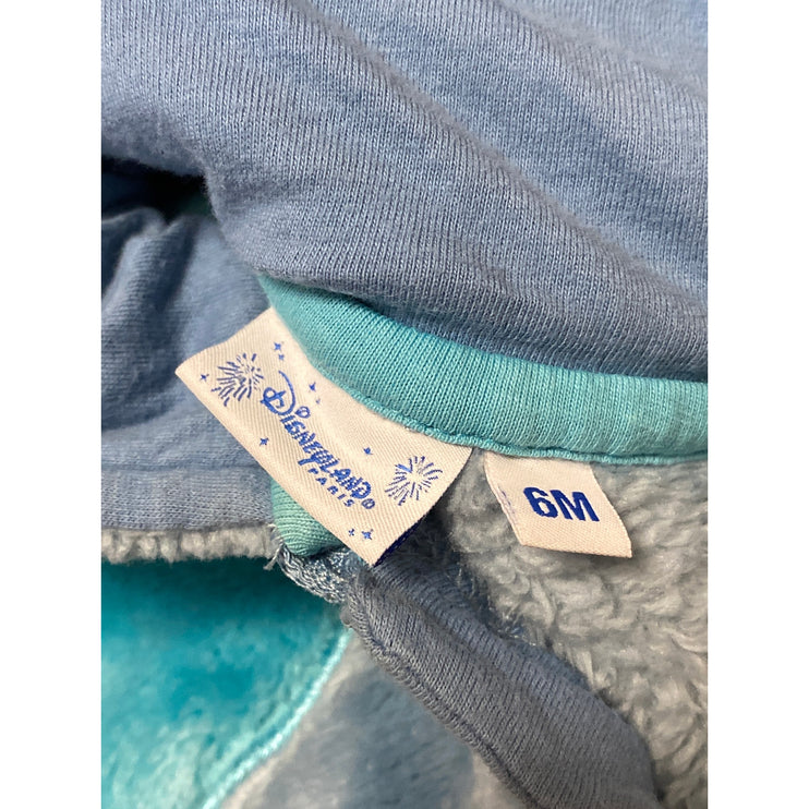 Disneyland Stitch Baby Costume Fleece Hoodie Bodysuit Pajama Onesie Jumpsuit 6M