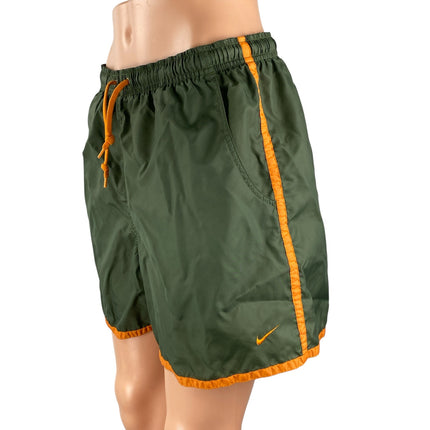 Nike Women's Green Drawstring Yoga Workout Running Athletic Mini Shorts Size L