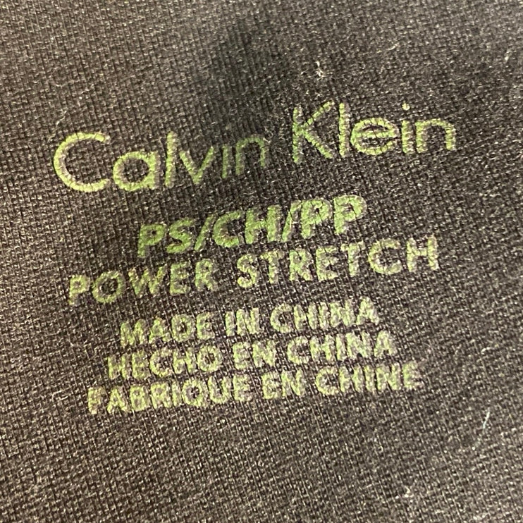Calvin Klein Power Stretch Women's Black Cropped Skinny Leggings Pants Size PS