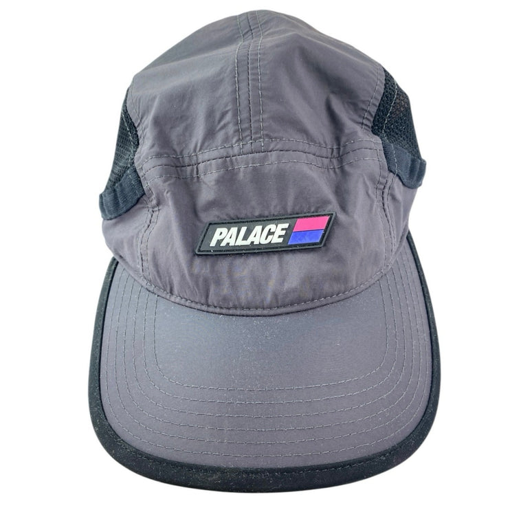 Palace 4G Women's Gray Black Mesh Logo Adjustable Outdoor Trucker Hat One Size