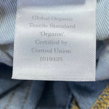 Everlane The Curvy Cheeky Blue High Rise Medium Wash Straight Denim Jeans Sz 25