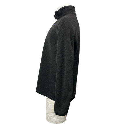 Patagonia Better Men Black Fleece Long Sleeve High Neck Sweatshirt Sweater Top L