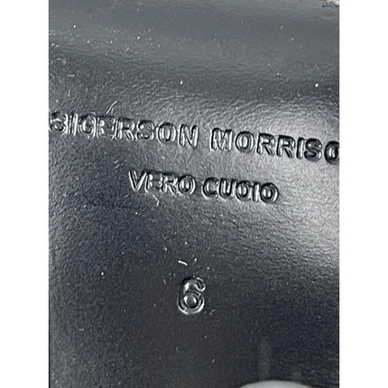 Sigerson Morrison Women's Burgundy Leather Gold Stiletto Heels Ankle Boots Sz 6