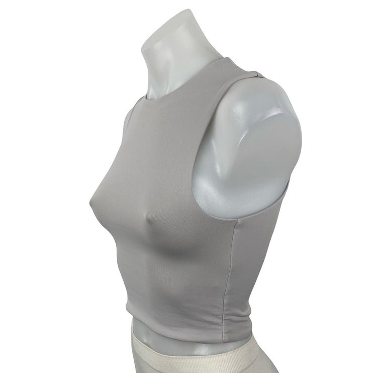 Aritzia Babaton Contour Women's High Neck Sleeveless Crop Muscle Tank Top Sz 2XS