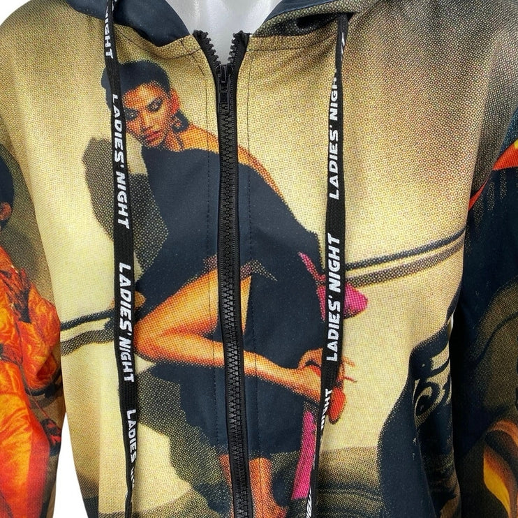 Kool & The Gang Rock & Roll Hall of Fame Ladie's Night Zip Hoodie Sweatshirt S