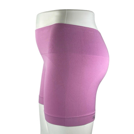 Set Active Women's Pink Mid Rise Yoga Running Workout Athletic Biker Shorts XL