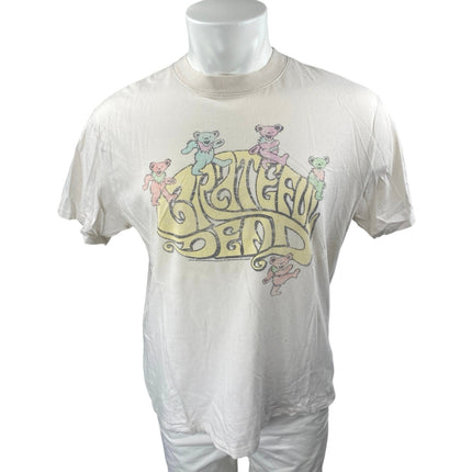 Abercrombie & Fitch Men's Beige Grateful Dead Bears Band T Shirt Tee Top Size M