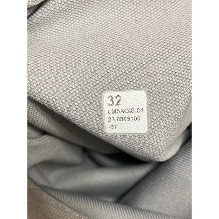 Lululemon ABC Men's Light Gray High Rise Straight Chino Khaki Trousers Pants 32