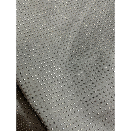 NEW Zara Women's Gary Shimmer Rhinestones Back Slit Maxi Straight Pencil Skirt S
