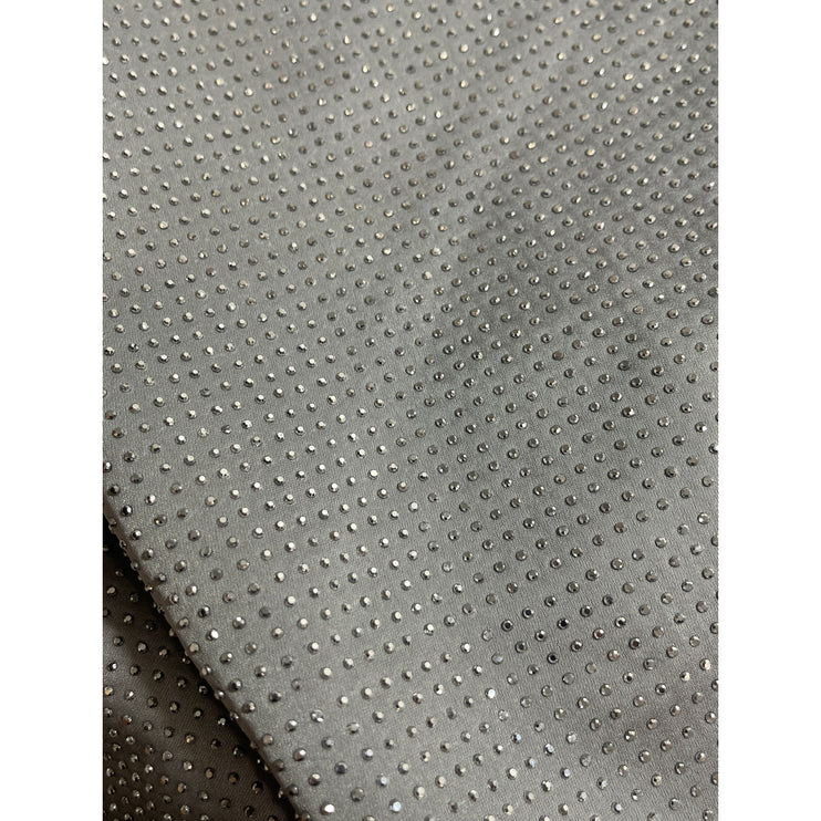 NEW Zara Women's Gary Shimmer Rhinestones Back Slit Maxi Straight Pencil Skirt S