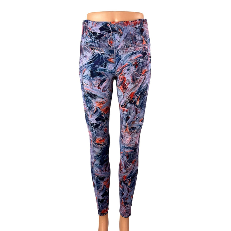 Lululemon Base Pace Abstract Skinny Yoga Athletic Activewear Leggings Pants Sz 6