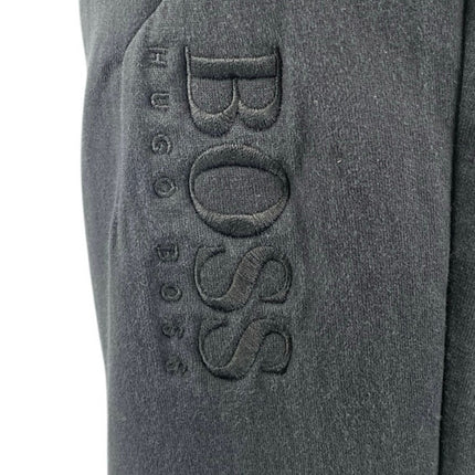BOSS Hugo Boss Women's Black High Waisted Straight Drawstring Sweat Pants Size L