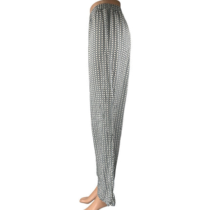 Miley + Molly Women's Multicolor Wide Leg High Waist Pull-On Trousers Pants Sz M