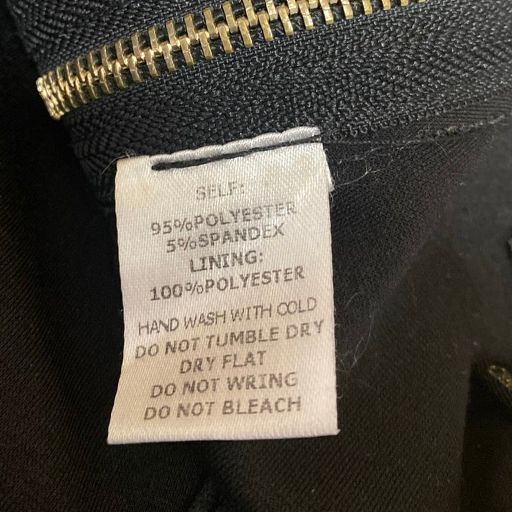 Kaylee Kollection Women's Black Cutout Buckle High Waisted Zip Mini Shorts Sz M