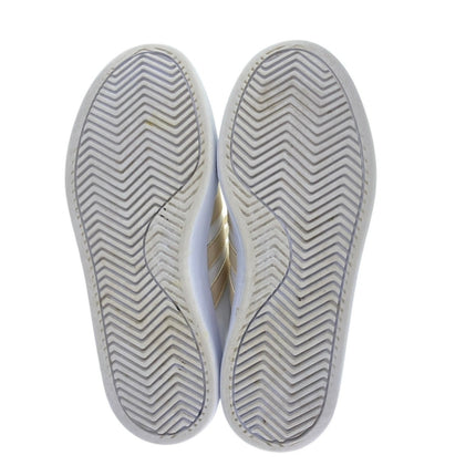 Adidas Grand Court Cloudfoam Floral Women's White Lace Up Low Top Sneakers 8.5