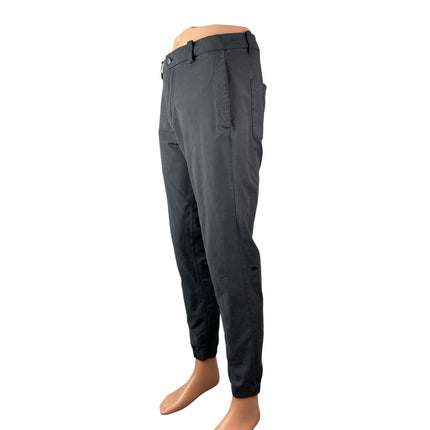Lululemon Men's Gray High Rise Tapered Commuter Chino Trousers Jogger Pants Sz M